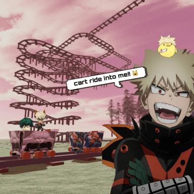 CART RIDE INTO KATSUKI BAKUGO MHA icon