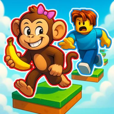 Thumbnail for My Pet Monkey [2 Player Obby] Game