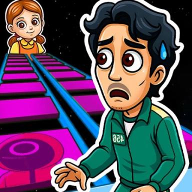 Thumbnail for Squid Game Glass Bridge! Game