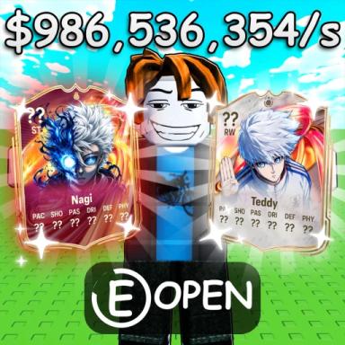 Thumbnail for [✈️WORLD TOURS] Spin a Blue Lock Card ⚽ Game