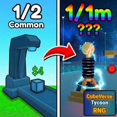 Thumbnail for [ALPHA] CubeVerse Tycoon RNG 🎲 Game