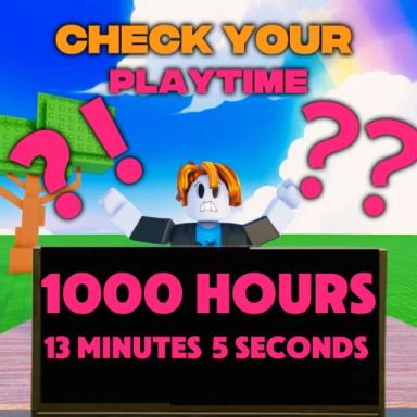 Thumbnail for Check Your Playtime (TIP JAR) Game