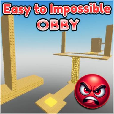 Thumbnail for Easy to Impossible Obby Game