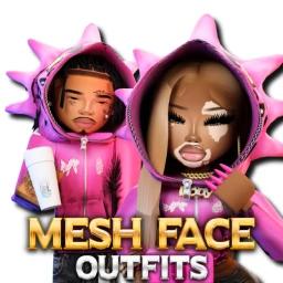 [NEW] MESH FACE BADDIE DRIP OUTFITS icon