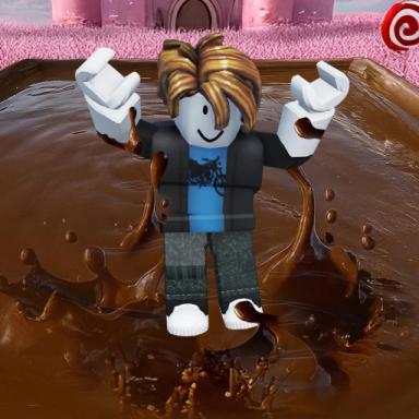 Thumbnail for Chocolate Pool Dive Obby Game