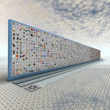 Thumbnail for Biggest Gear Wall On Roblox Game