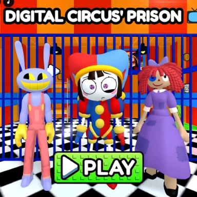 Thumbnail for 🎪 Digital Circus' Prison Obby 📺 Game