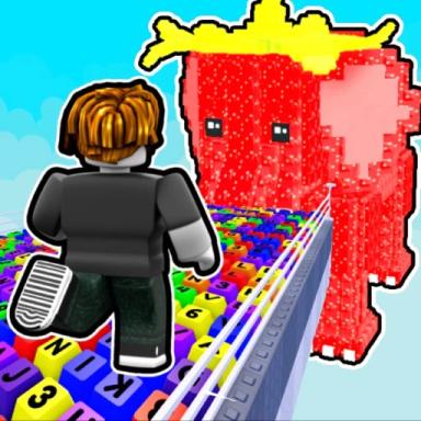 Thumbnail for Clicky Keyboard Run Into Brainrot Game