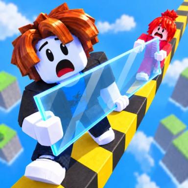 Thumbnail for Carry the Glass Together! [2 Player Obby] Game