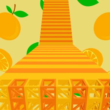 Thumbnail for 🍊 Orange Obby Game