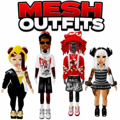 Thumbnail for [650+💜] 3ndless Mesh Outfits Game