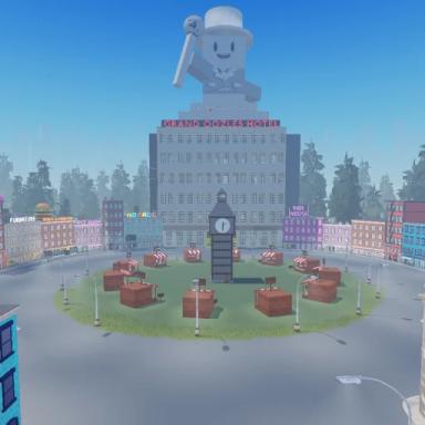 Thumbnail for [UGC TASK] Oozles's Worlds of Wonder: Town Square Game