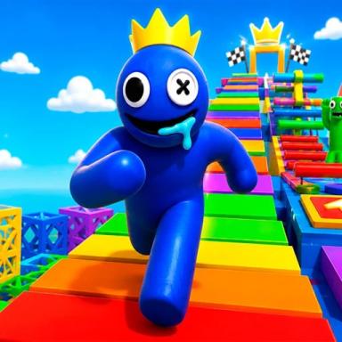 Thumbnail for 🌈 Rainbow Friends Obby Game