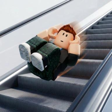 Thumbnail for Climb & Roll Down Escalator Game