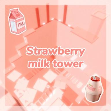 Thumbnail for Strawberry milk tower (strawberry tower)  Game