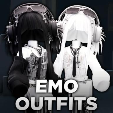 Thumbnail for 🖤 [GIRL] Emo Outfit Ideas Game
