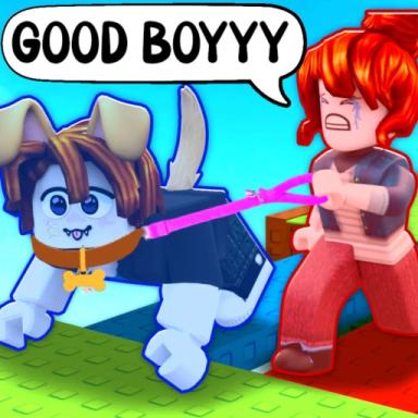 Thumbnail for Dog Walk 🐶 [2 Player Obby] Game