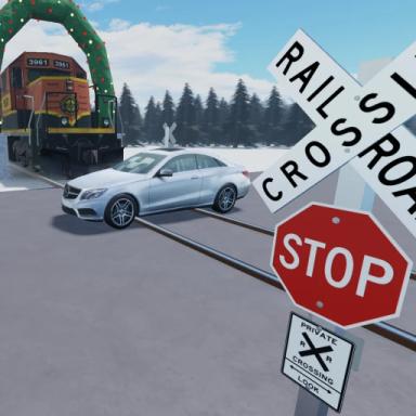 Thumbnail for 🎄❄️ (UPDATE) The Ultimate Train VS Car Game 🚂🚗 Game