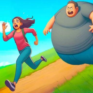 Thumbnail for Get Fat And Roll Race Game
