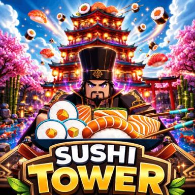 Thumbnail for Sushi Tower Simulator Game