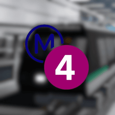 [MP89 V2!] Paris Metro Line 4 icon