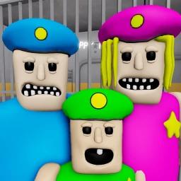 Thumbnail for BUFF POLICE FAMILY PRISON RUN ESCAPE! (Obby) Game