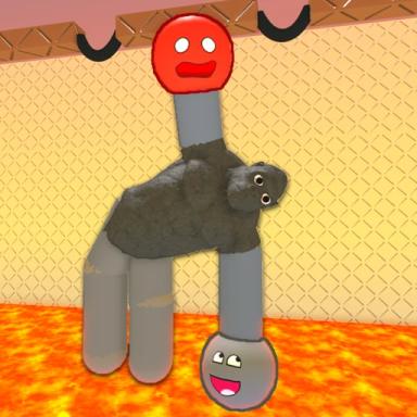 Thumbnail for 2 Player Monkey Obby Game