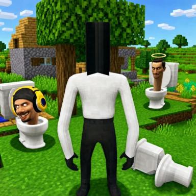 Thumbnail for [🚽NEW] Cart Ride Into Skibidi Toilet Spiderman! Game