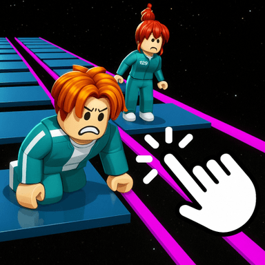 THE $1,000,000 GLASS BRIDGE (Squid Game) icon