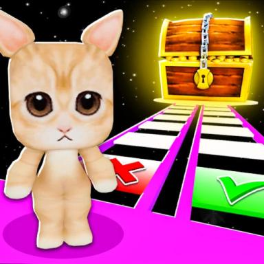 Thumbnail for 🐱1% Win Ay Mi Gatito Glass Bridge 🎵 Game