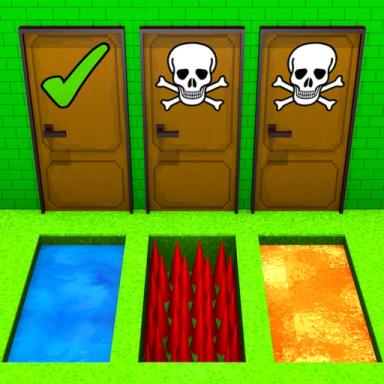Thumbnail for 🚪50/50 Pick A Door Obby! Game