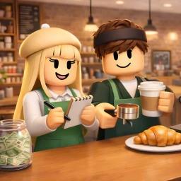 Thumbnail for 2 Player Coffee Shop Tycoon ☕ Game