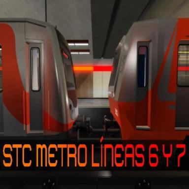 [NS-88] STC Metro CDMX Lines 6 and 7 icon