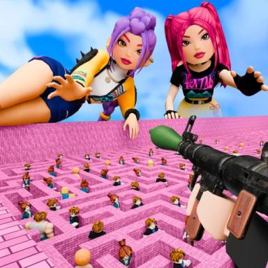 Thumbnail for 100 Days in KPop Demon Hunters Maze Game
