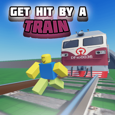 Get hit by a train icon