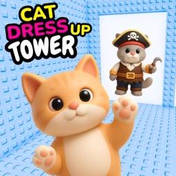 Thumbnail for Cat Dress Up Tower 🧑‍🍳 Game