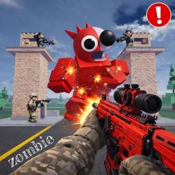 Zombies Sprunki vs Army Area 51 🧟 icon