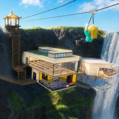 Thumbnail for [V3] Cliff Mansion Tycoon Game