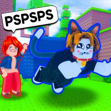 Thumbnail for Cat Walk 🐈 [2 Player Obby] Game
