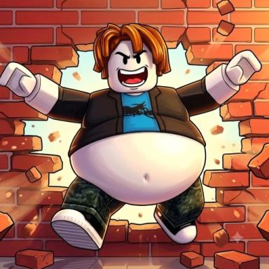 Thumbnail for [🍔] +1 Fat To Smash Walls Game