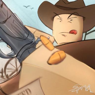 funky cowboy game  icon