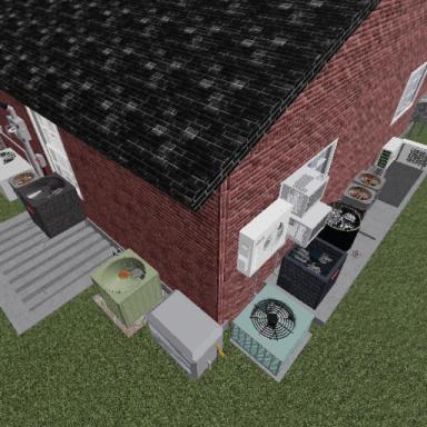 (OPEN) House with many air conditioner icon