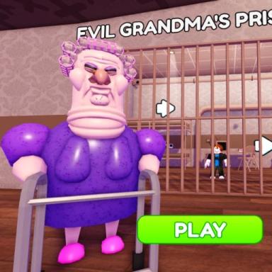 Thumbnail for EVIL GRANDMA'S PRISON RUN! (Obby) Game