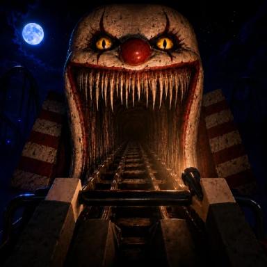Thumbnail for The SCARIEST Rollercoaster 💀 Game