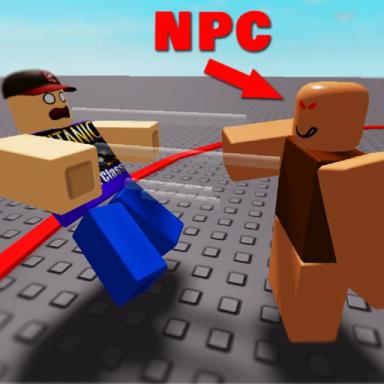 Play against an NPC (Last to leave circle wins) icon