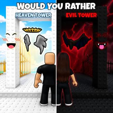 Thumbnail for Would You Rather: Good vs Evil Outfit Tower! Game