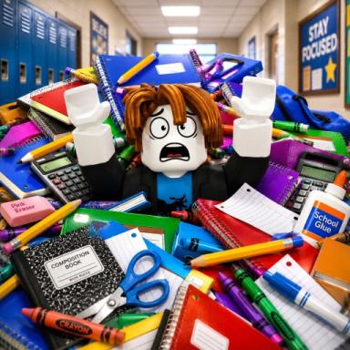 Thumbnail for ๐ซ Clean the School! Game