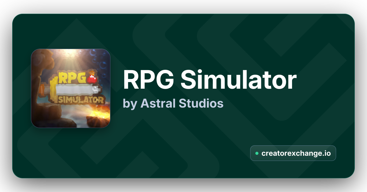 RPG Simulator Codes & Analytics | Creator Exchange