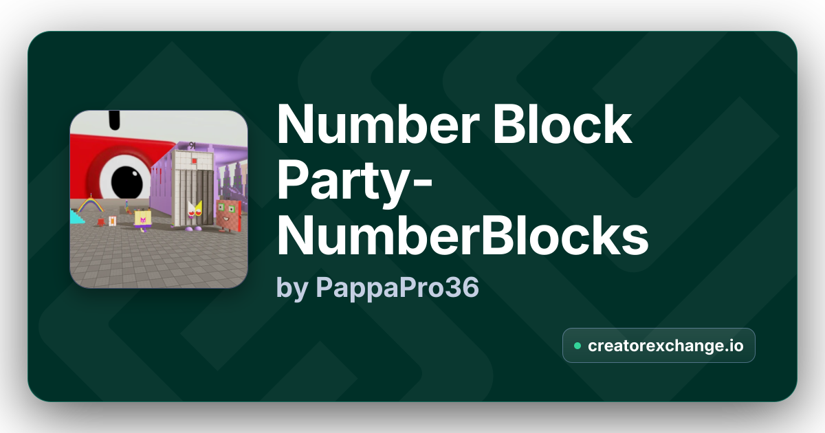 Number Block Party- NumberBlocks Number Blocks by PappaPro36 | Creator ...
