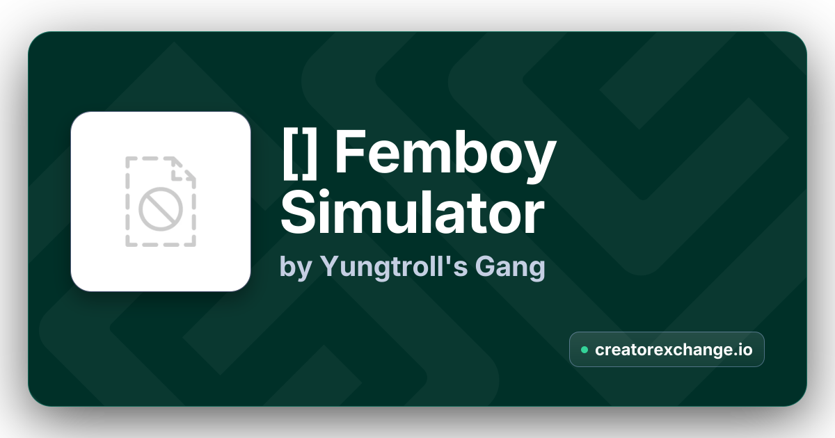 Femboy Simulator Codes & Analytics | Creator Exchange